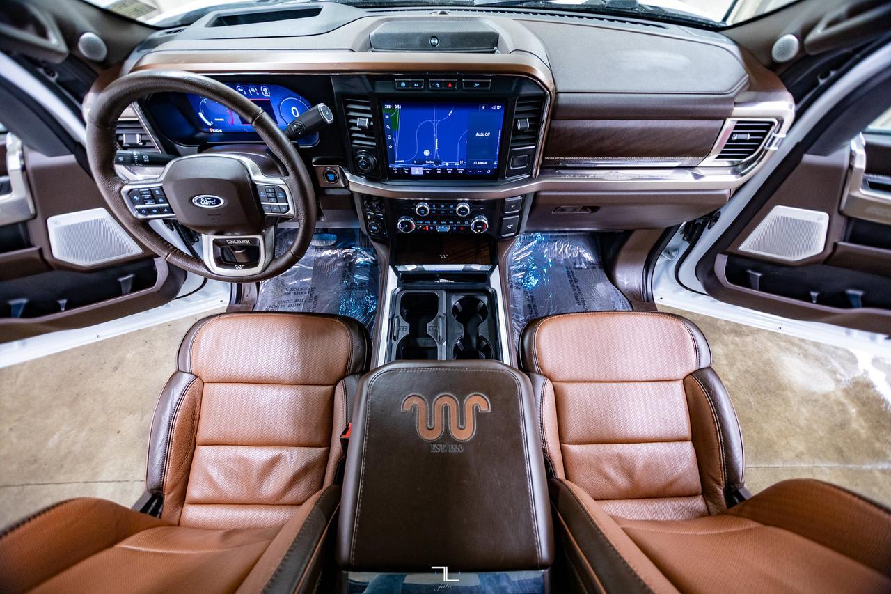 2023 Ford F-350 4x4 Crew Cab King Ranch Longbox Diesel Leather Roof Nav Red Deer AB