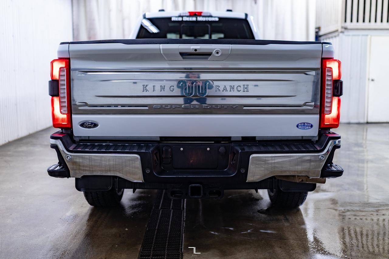 2023 Ford F-350 4x4 Crew Cab King Ranch Longbox Diesel Leather Roof Nav Red Deer AB