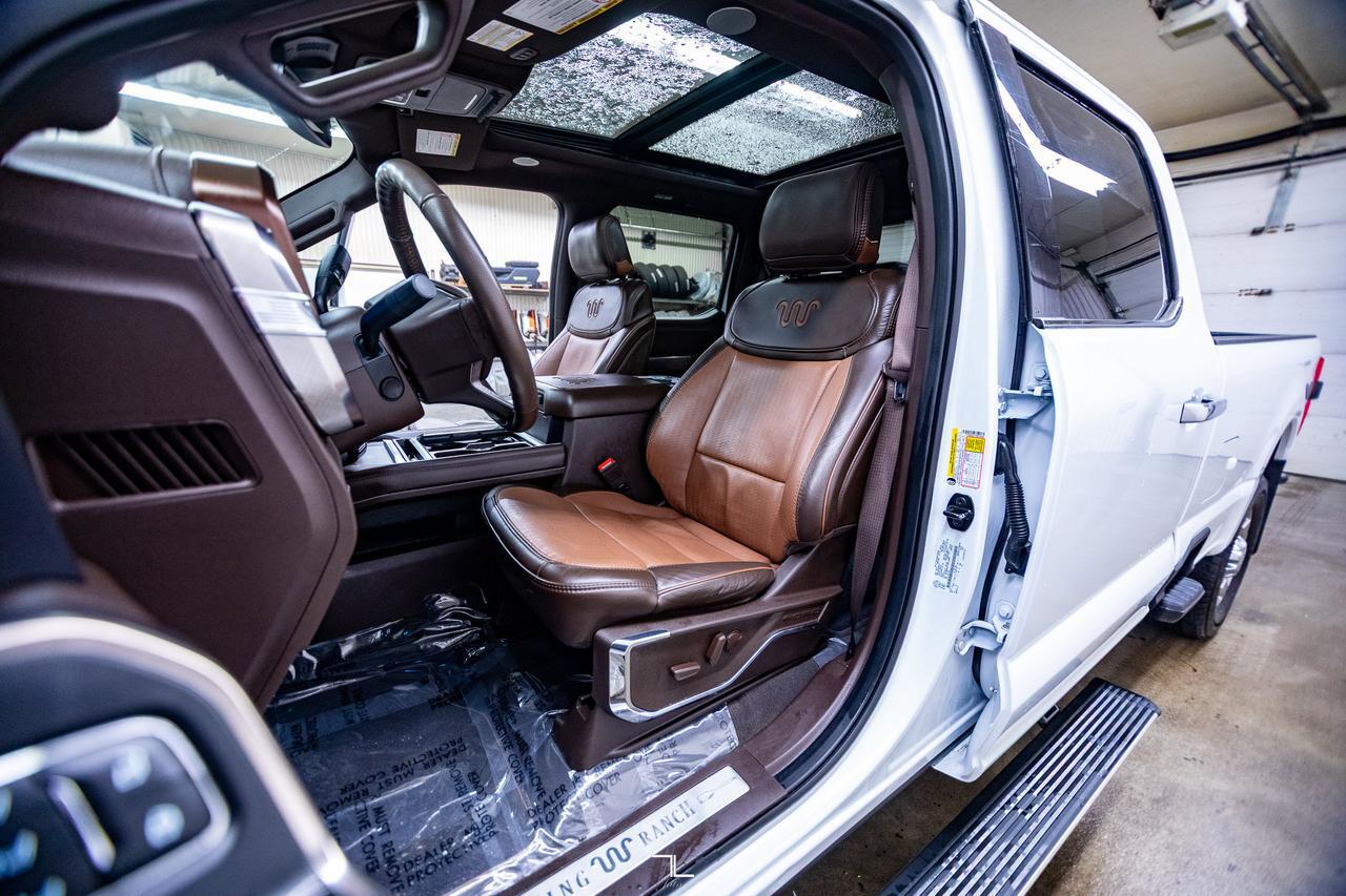 2023 Ford F-350 4x4 Crew Cab King Ranch Longbox Diesel Leather Roof Nav Red Deer AB