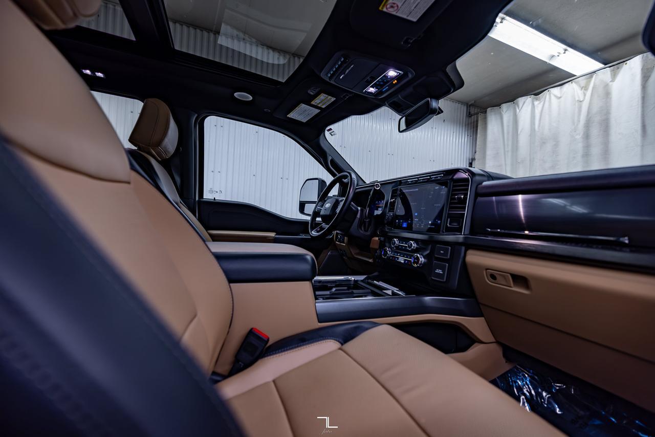 2023 Ford F-350 4x4 Crew Cab Lariat FX4 Ultimate Pkg Diesel Leather Roof Nav Red Deer AB