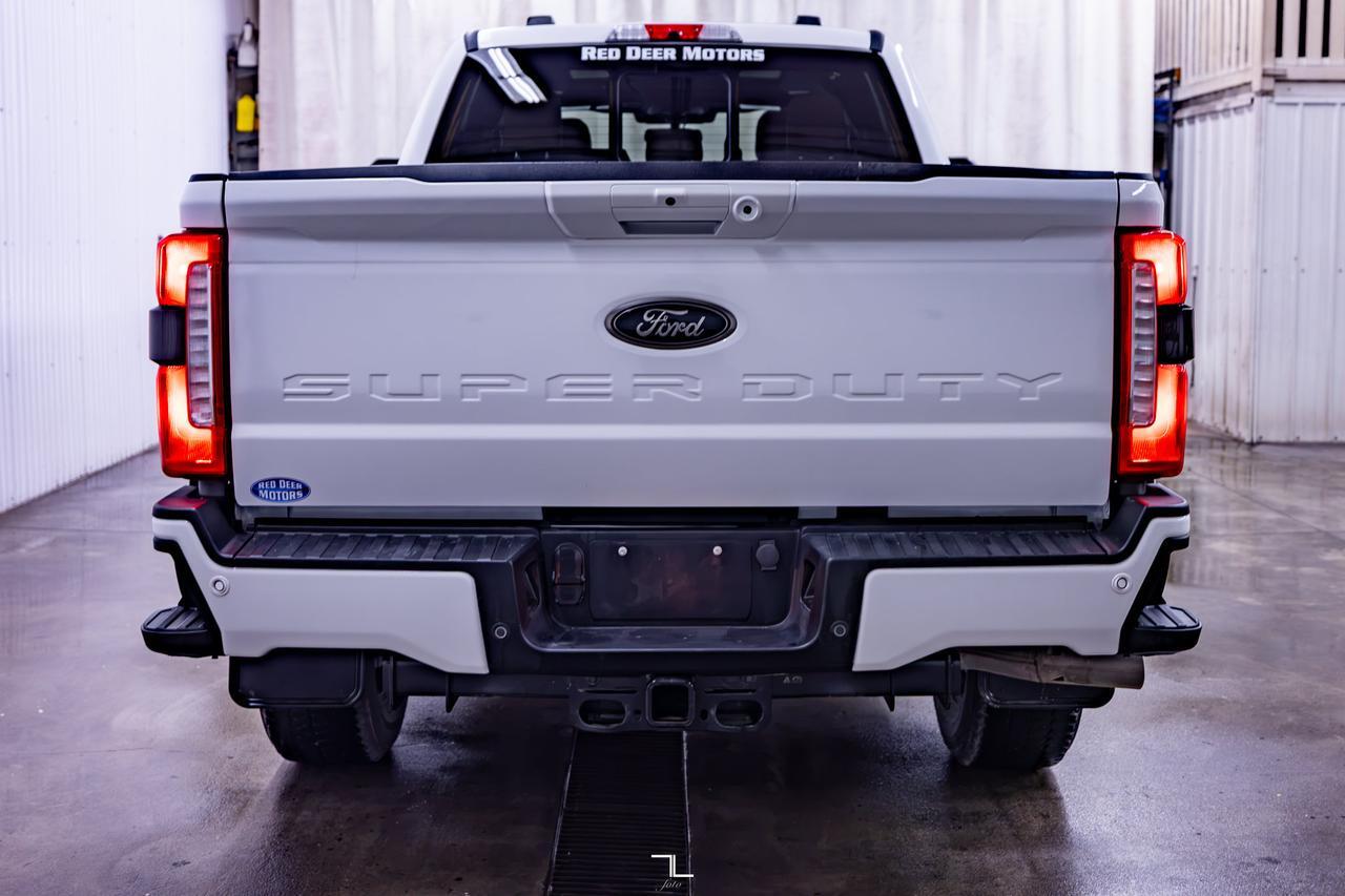 2023 Ford F-350 4x4 Crew Cab Lariat FX4 Ultimate Pkg Diesel Leather Roof Nav Red Deer AB