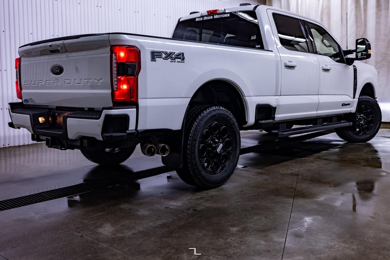 2023 Ford F-350 4x4 Crew Cab Lariat FX4 Ultimate Pkg Diesel Leather Roof Nav Red Deer AB