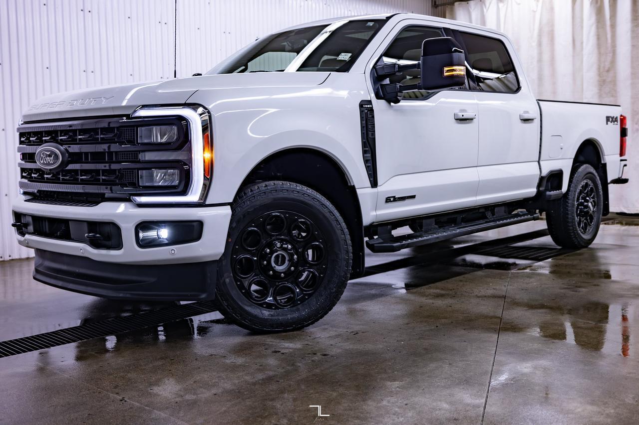 2023 Ford F-350 4x4 Crew Cab Lariat FX4 Ultimate Pkg Diesel Leather Roof Nav Red Deer AB