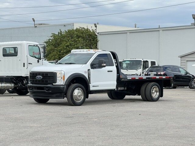 2023 Ford F-450XL 9' Steel Gooseneck Flatbed Truck