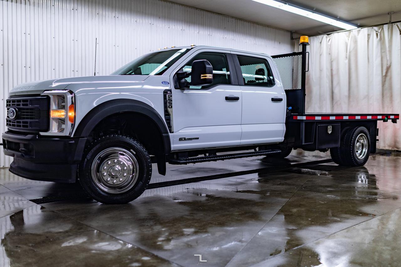 2023 Ford F-550 4x4 Crew Cab XL 12 Ft. Deck Diesel Red Deer AB