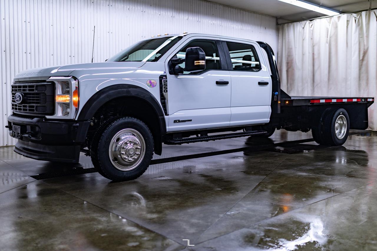 2023 Ford F-550 4x4 Crew Cab XL Deck Diesel BCam Red Deer AB