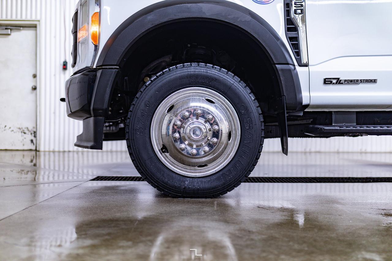 2023 Ford F-550 4x4 Crew Cab XL Deck Diesel BCam Red Deer AB