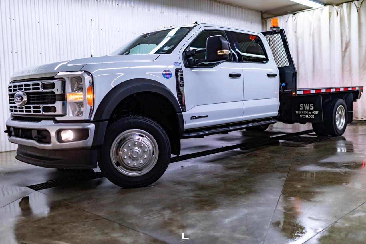 2023 Ford F-550 4x4 Crew Cab XLT Deck Diesel BCam Red Deer AB