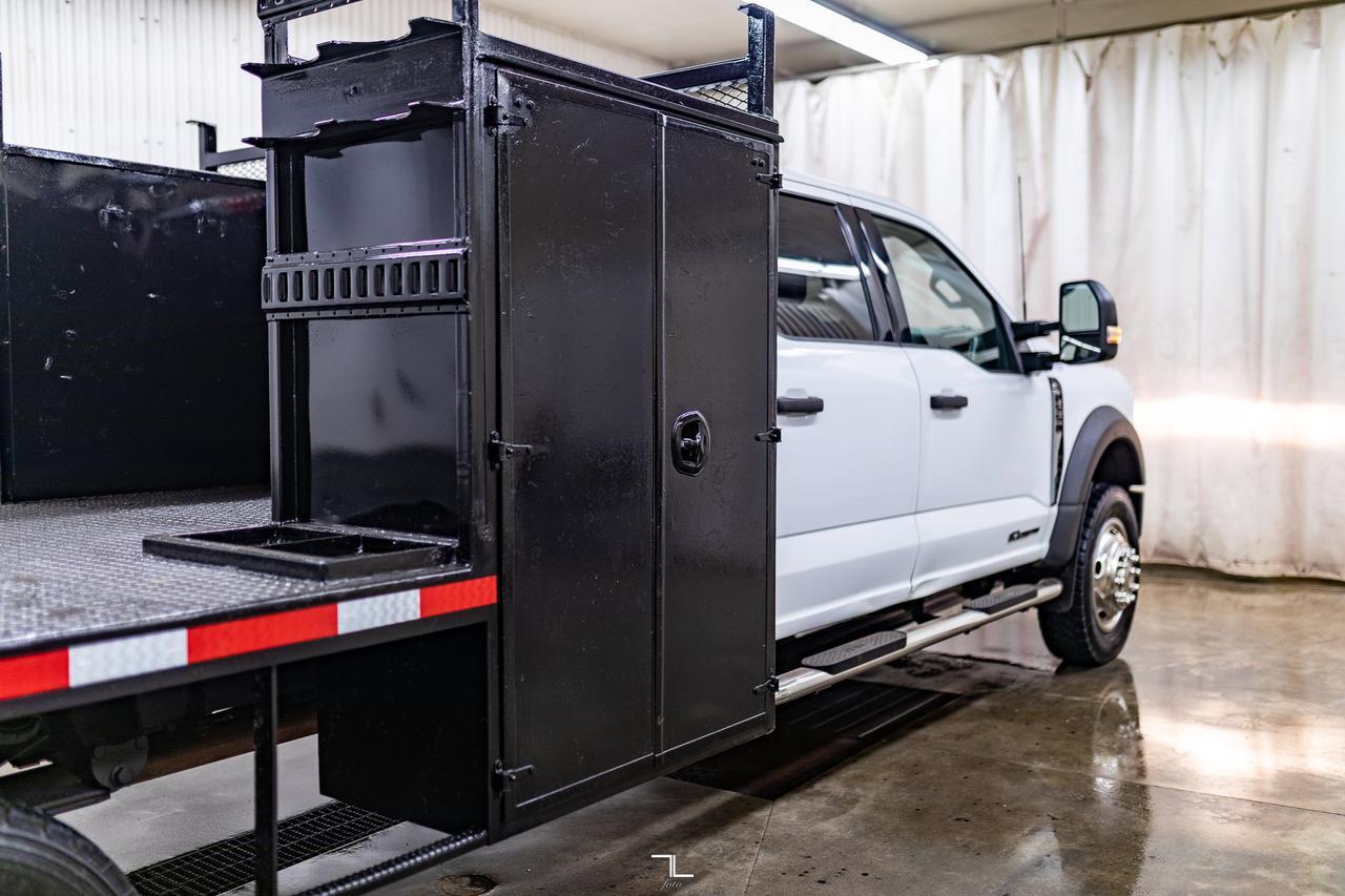 2023 Ford F-550 4x4 Crew Cab XLT Dually Deck Diesel PSeat BCam Red Deer AB