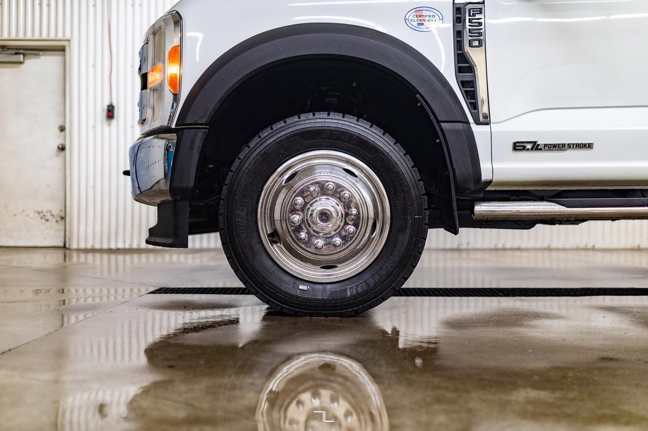 2023 Ford F-550 4x4 Crew Cab XLT Dually Deck Diesel PSeat BCam Red Deer AB