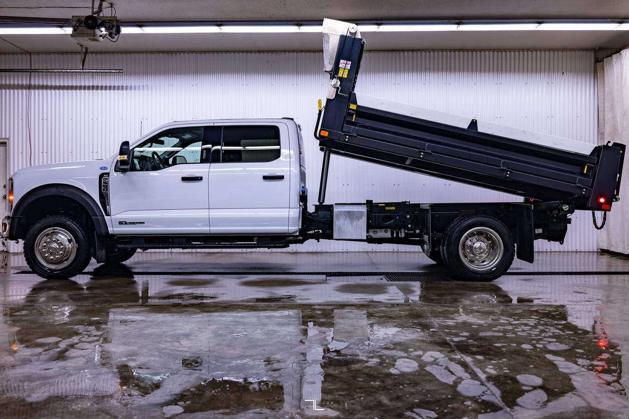 2023 Ford F-550 4x4 Crew Cab XLT Dump Box Diesel BCam Red Deer AB