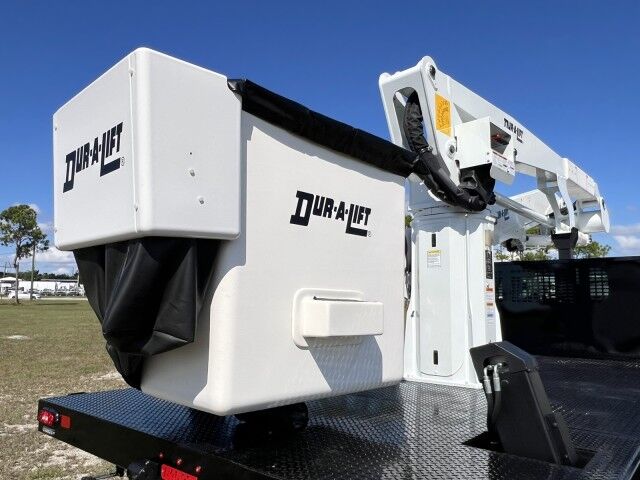 2023 Ford F-600XL 4x4 - BLOWOUT SALE - 16' Steel Flatbed Bucket Truck 59' Working Height Dur-A-Lift DMP2-52DU Telescopic Articulating Material Handling Homestead FL