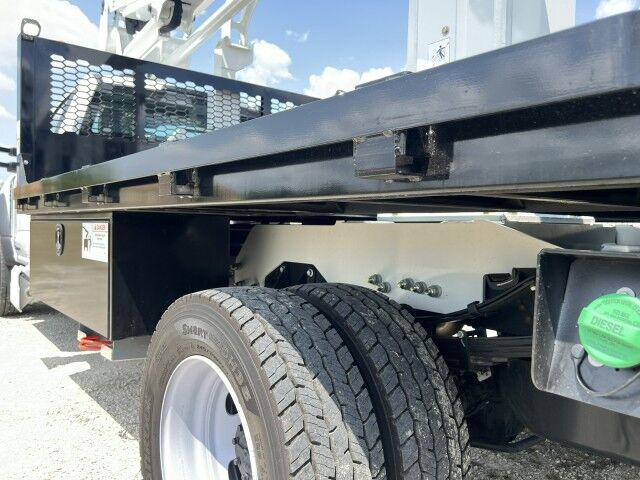 2023 Ford F-600XL 4x4 - BLOWOUT SALE - 16' Steel Flatbed Bucket Truck 59' Working Height Dur-A-Lift DMP2-52DU Telescopic Articulating Material Handling Homestead FL