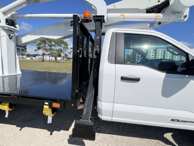 2023 Ford F-600XL 4x4 - BLOWOUT SALE - 16' Steel Flatbed Bucket Truck 59' Working Height Dur-A-Lift DPM Homestead FL