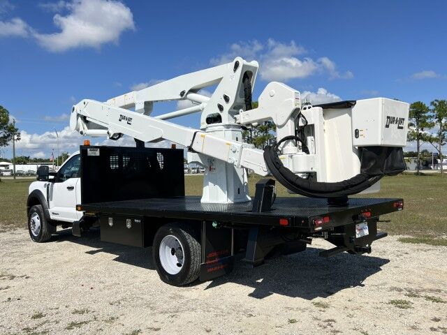 2023 Ford F-600XL 4x4 - BLOWOUT SALE - 16' Steel Flatbed Bucket Truck 59' Working Height Dur-A-Lift DPM Homestead FL