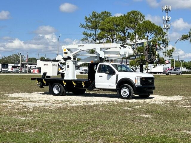 2023 Ford F-600XL 4x4 16&apos; Steel Flatbed Bucket Truck 59&apos; Working Height Dur-A-Lift DPM2-52DU