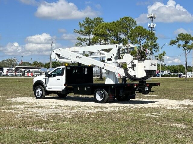 2023 Ford F-600XL 4x4 16&apos; Steel Flatbed Bucket Truck 59&apos; Working Height Dur-A-Lift DPM2-52DU Homestead FL