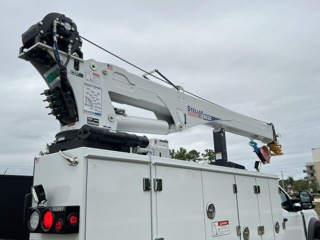 2023 Ford F-600XL Mechanic Service Truck with Stellar 8630 Telescopic Crane Homestead FL
