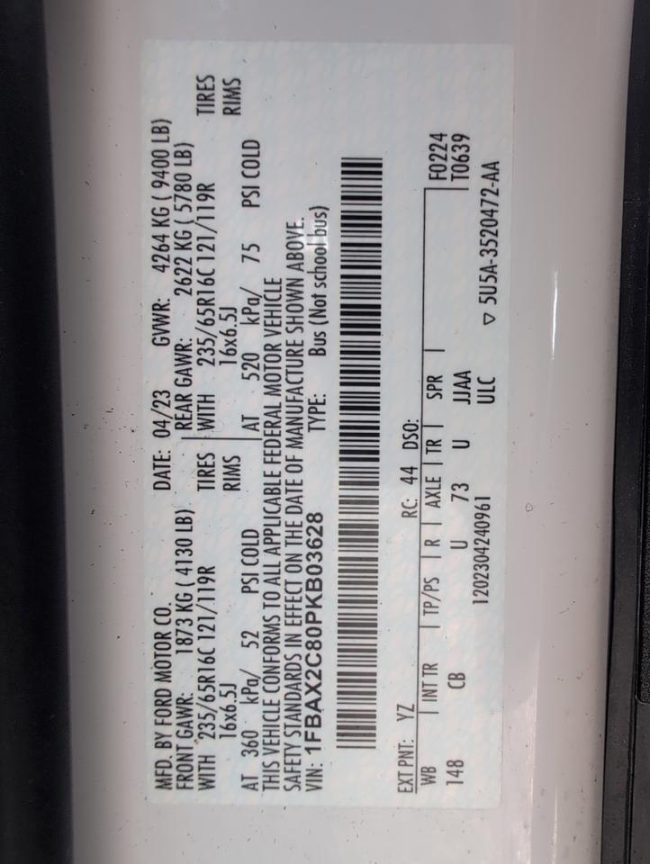 2023 Ford Ford Transit Johnstown NY