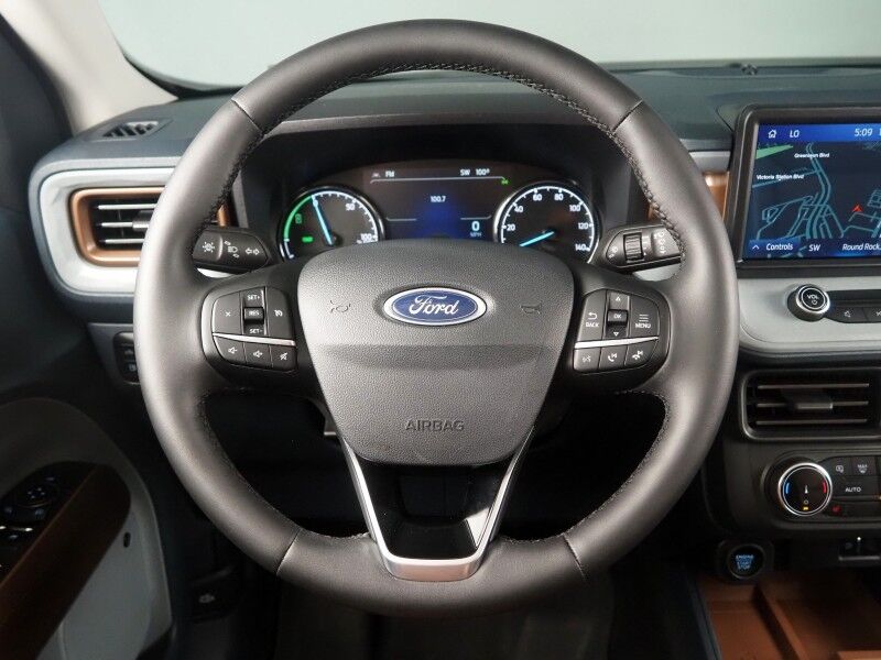 2023 Ford Maverick Lariat SuperCrew *LARIAT LUXURY PKG, NAVIGATION, ADAPTIVE CRUISE, SAFETY ALERTS, BACKUP-CAMERA, COLOR TOUCHSCREEN, HEATED SEATS/STEERING, KEYLESS ENTRY, BANG & OLUFSEN, WIRELESS CHARGING, ANDROID & APPLE Round Rock TX