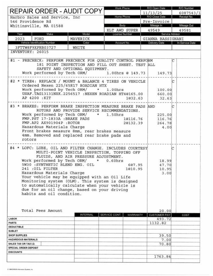 2023 Ford Maverick XLT - SUNROOF - HEATED SEATS - 1 OWNER Webster MA
