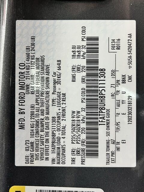 2023 Ford Mustang EcoBoost Premium Carrollton TX