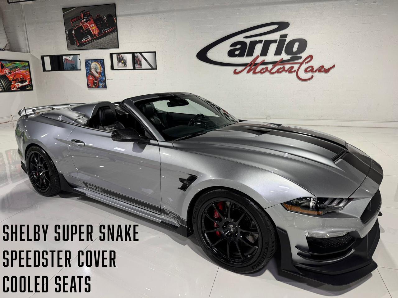 2023 Ford Mustang Shelby Super Snake Convertible with Speedster cover, heated/cooled seats, 10-speed AND MUCH MORE!! Fort Lauderdale FL