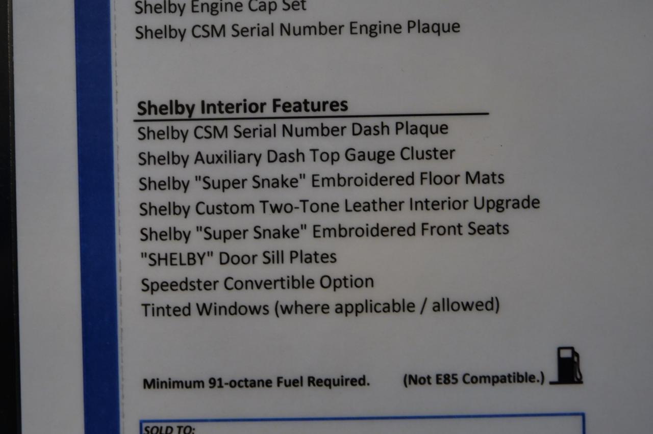 2023 Ford Mustang Shelby Super Snake / Speedster Convertible / 3 of 98! Lincolnton NC