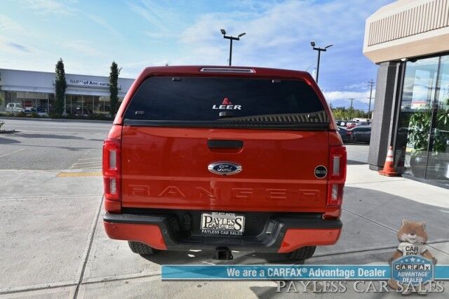 2023 Ford Ranger Lariat / 4X4 / Crew Cab / Power & Heated Leather Seats / Lane Watch & Blind Spot Alert / Apple CarPlay & Android Auto / Keyless Entry & Start / Aluminum Wheels / Back Up Cam / Only 12K Miles / 1-Owner Anchorage AK