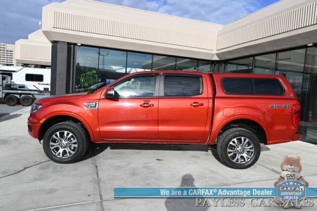 2023 Ford Ranger Lariat / 4X4 / Crew Cab / Power & Heated Leather Seats / Lane Watch & Blind Spot Alert / Apple CarPlay & Android Auto / Keyless Entry & Start / Aluminum Wheels / Back Up Cam / Only 12K Miles / 1-Owner Anchorage AK