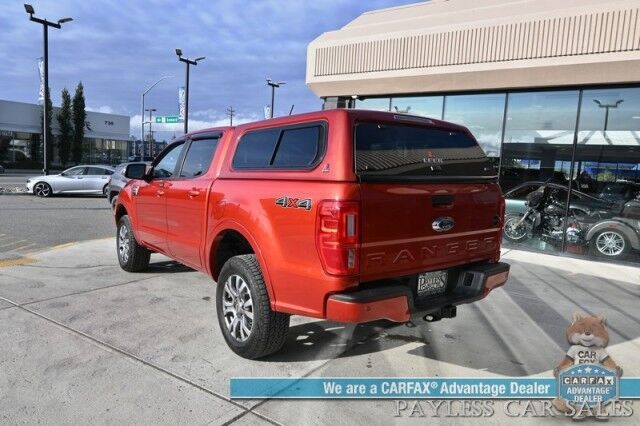 2023 Ford Ranger Lariat / 4X4 / Crew Cab / Power & Heated Leather Seats / Lane Watch & Blind Spot Alert / Apple CarPlay & Android Auto / Keyless Entry & Start / Aluminum Wheels / Back Up Cam / Only 12K Miles / 1-Owner Anchorage AK