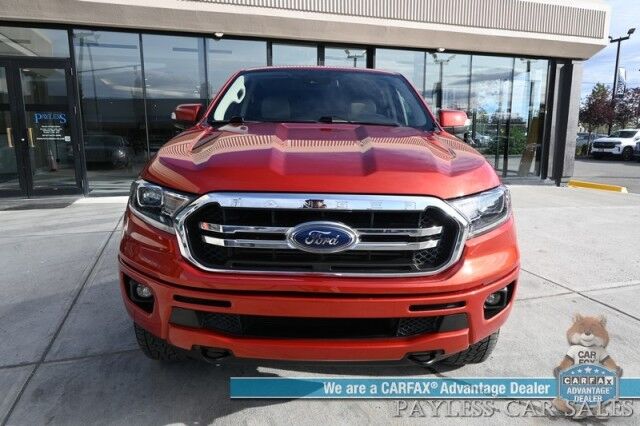 2023 Ford Ranger Lariat / 4X4 / Crew Cab / Power & Heated Leather Seats / Lane Watch & Blind Spot Alert / Apple CarPlay & Android Auto / Keyless Entry & Start / Aluminum Wheels / Back Up Cam / Only 12K Miles / 1-Owner Anchorage AK