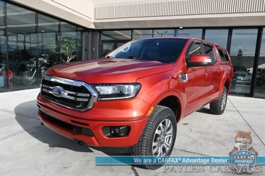 2023 Ford Ranger Lariat / 4X4 / Crew Cab / Power & Heated Leather Seats / Lane Watch & Blind Spot Alert / Apple CarPlay & Android Auto / Keyless Entry & Start / Aluminum Wheels / Back Up Cam / Only 12K Miles / 1-Owner Anchorage AK