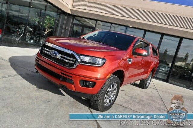 2023 Ford Ranger Lariat / 4X4 / Crew Cab / Power & Heated Leather Seats / Lane Watch & Blind Spot Alert / Apple CarPlay & Android Auto / Keyless Entry & Start / Aluminum Wheels / Back Up Cam / Only 12K Miles / 1-Owner Anchorage AK