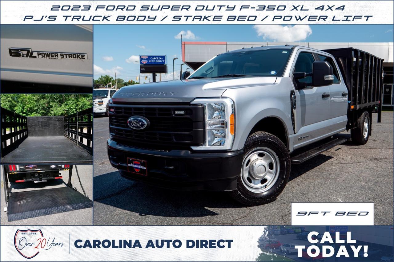 2023 Ford Super Duty F-350 XL 4X4 / PJ's Truck Body / 9FT Stake Bed / Power Lift!