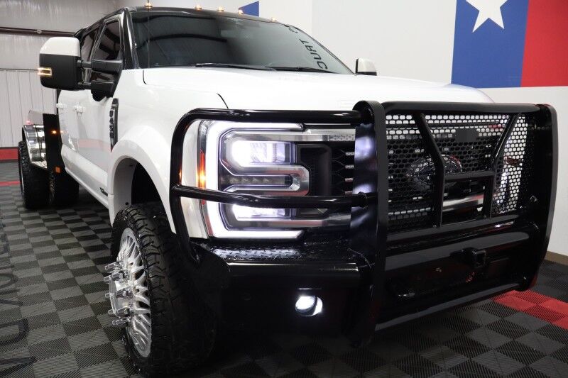 2023 Ford Super Duty F-450 DRW LARIAT 6.7L Diesel Dually Flatbed 24in KG Forged Wheels 35in Tir Arlington TX
