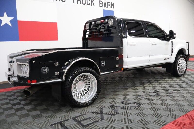 2023 Ford Super Duty F-450 DRW LARIAT 6.7L Diesel Dually Flatbed 24in KG Forged Wheels 35in Tir Arlington TX