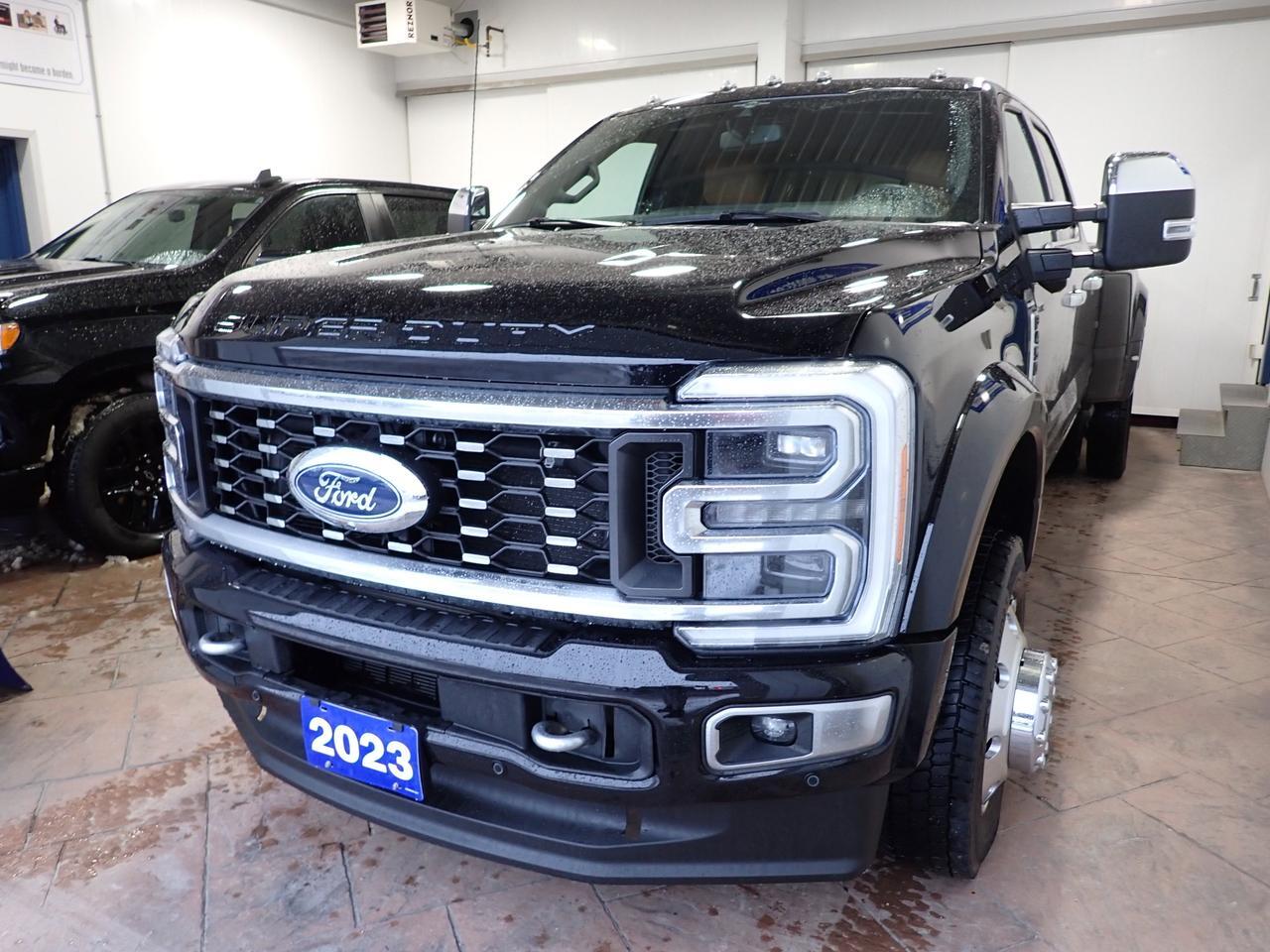2023 Ford Super Duty F-450 DRW PLATINUM CREW DRW LEATHER DULY SUNROOF 4WD *DIESEL* Listowel ON