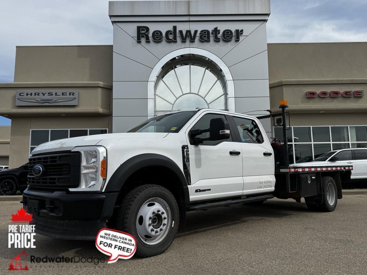 2023 Ford Super Duty F-550 DRW Chassis-Cab 4WD Truck | V8 Diesel | MyKey | Towing Pkg | 5th Wheel Htich Redwater AB