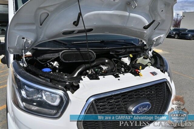 2023 Ford T-350 Passenger Wagon Med Roof XLT / 3.5L V6 / Leather Bucket Seats / Navigation / Blind Spot Alert / Apple CarPlay & Android Auto / Seats 8 / 360 View Camera / Cruise Control / Air Conditioning /Fog Lights / Running Board / 1-Owner Anchorage AK 2023 Ford T-350 Passenger Wagon Med Roof XLT / 3.5L V6 / Leather Bucket Seats / Navigation / Blind Spot Alert / Apple CarPlay & Android Auto / Seats 8 / 360 View Camera / Cruise Control / Air Conditioning /Fog Lights / Running Board / 1-Owner Anchorage AK