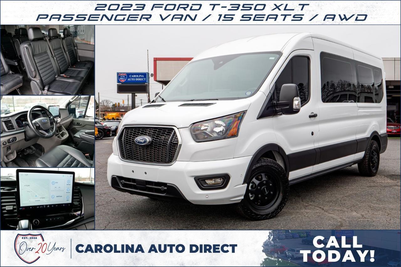 2023 Ford T-350 XLT / Passenger Van / 15 Seats / AWD!