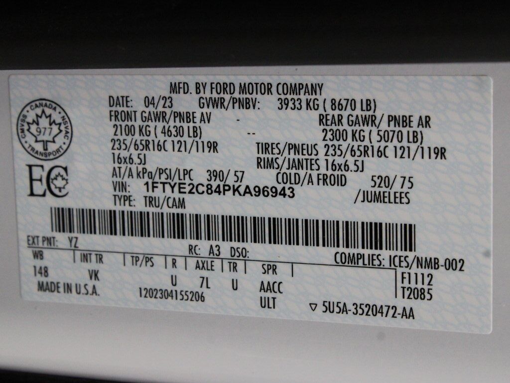 2023 Ford Transit-150 Cargo Van 101A Package AWD Fond du Lac WI