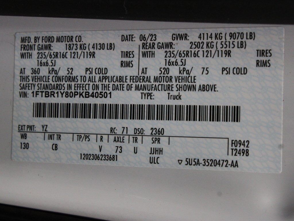 2023 Ford Transit-250 Cargo Van 101A RWD Fond du Lac WI