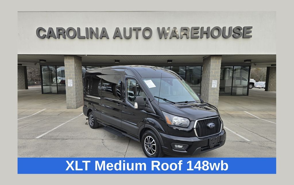 2023 Ford Transit-350 XLT Med. Roof 148WB 15-Pass. w/Leather Heated Seats Concord NC