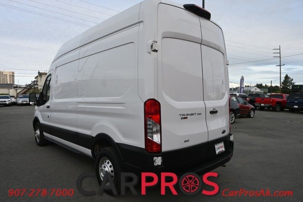 2023 Ford Transit Cargo Van High Roof - AWD - Keyless Entry - AdvanceTrac & RSC - AM/FM & Bluetooth - Cruise Control - Forward Collison Warning - Back Up Camera - Vinyl Flooring - 1-Owner Anchorage AK