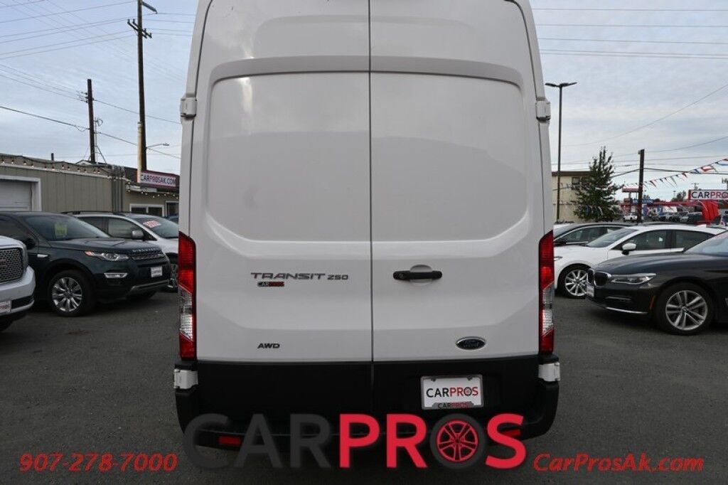 2023 Ford Transit Cargo Van High Roof - AWD - Keyless Entry - AdvanceTrac & RSC - AM/FM & Bluetooth - Cruise Control - Forward Collison Warning - Back Up Camera - Vinyl Flooring - 1-Owner Anchorage AK