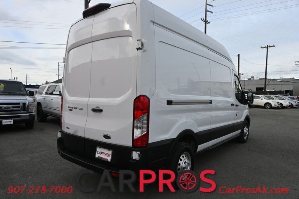 2023 Ford Transit Cargo Van High Roof - AWD - Keyless Entry - AdvanceTrac & RSC - AM/FM & Bluetooth - Cruise Control - Forward Collison Warning - Back Up Camera - Vinyl Flooring - 1-Owner Anchorage AK