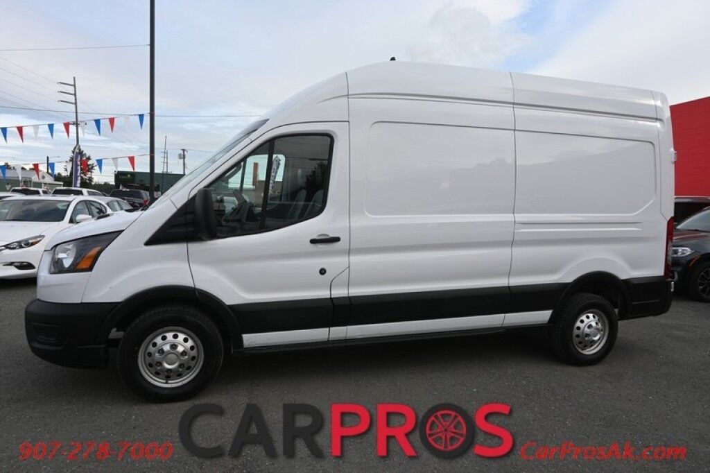 2023 Ford Transit Cargo Van High Roof - AWD - Keyless Entry - AdvanceTrac & RSC - AM/FM & Bluetooth - Cruise Control - Forward Collison Warning - Back Up Camera - Vinyl Flooring - 1-Owner