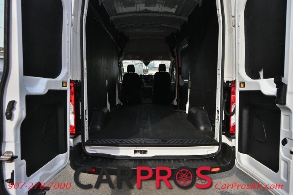 2023 Ford Transit Cargo Van High Roof - AWD - Keyless Entry - AdvanceTrac & RSC - AM/FM & Bluetooth - Cruise Control - Forward Collison Warning - Back Up Camera - Vinyl Flooring - 1-Owner Anchorage AK