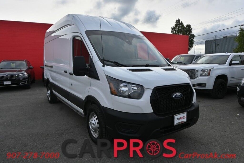 2023 Ford Transit Cargo Van High Roof - AWD - Keyless Entry - AdvanceTrac & RSC - AM/FM & Bluetooth - Cruise Control - Forward Collison Warning - Back Up Camera - Vinyl Flooring - 1-Owner